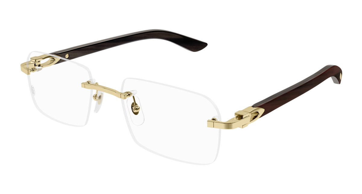 Cartier Eyeglasses CT0453O 006 Gold