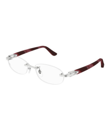 Cartier Eyeglasses CT0455OJ 001 Silver