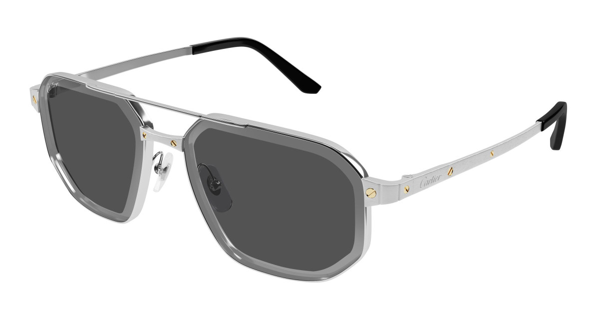 Cartier Sunglasses CT0462S 006 Silver