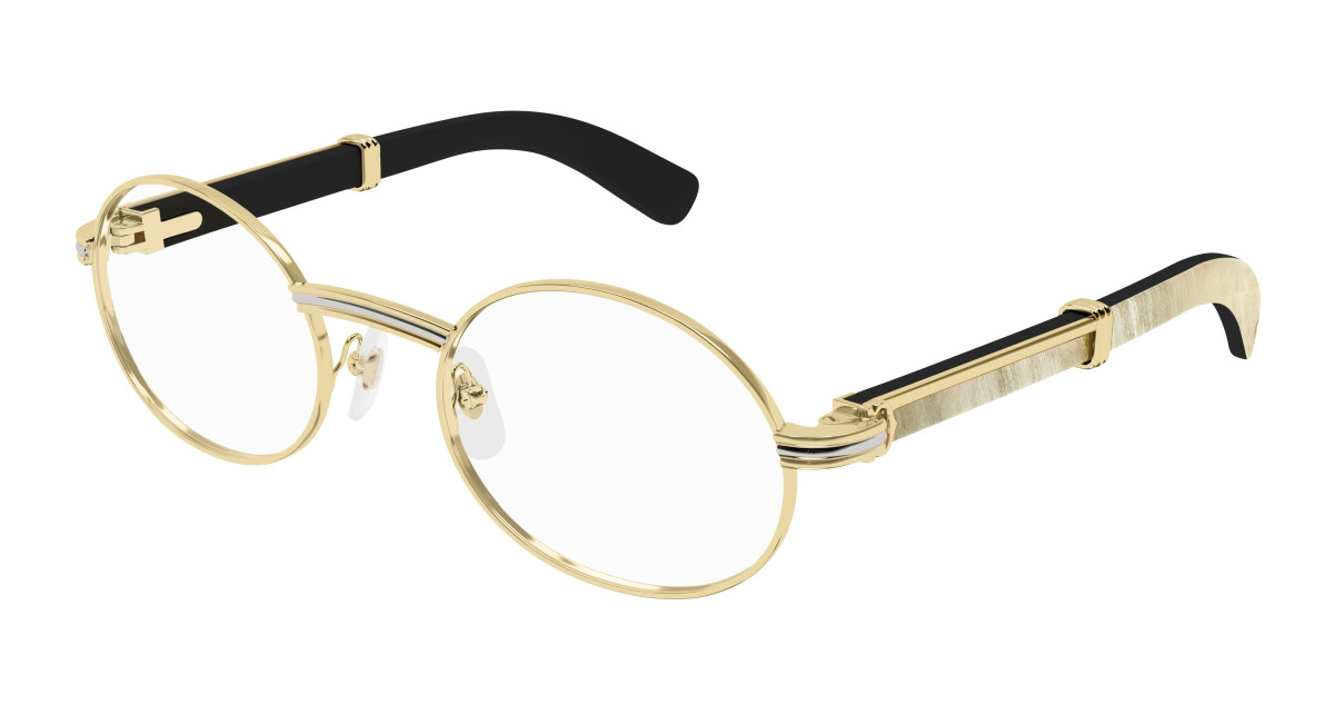Cartier Eyeglasses CT0464O 002 Gold
