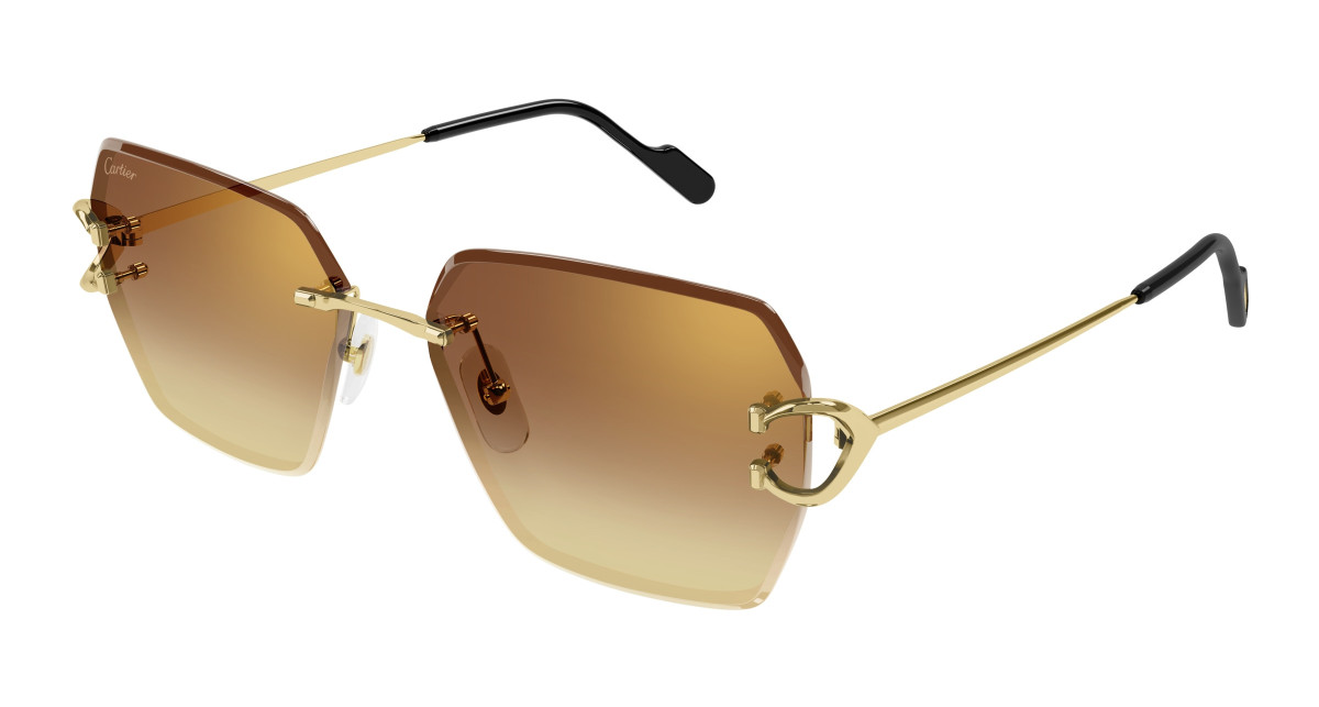 Cartier Sunglasses CT0466S 004 Gold