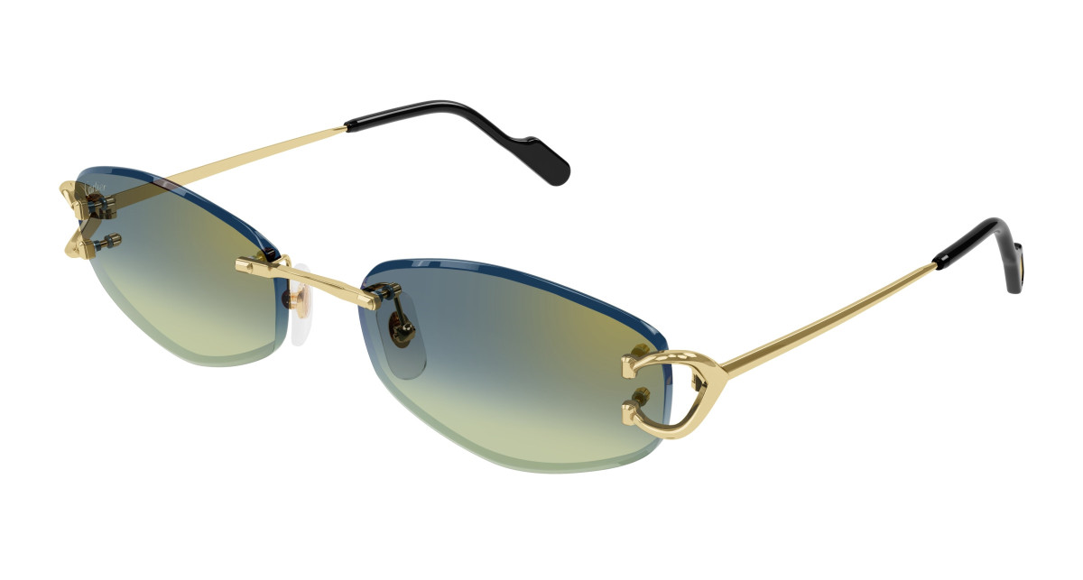 Cartier Sunglasses CT0467S 003 Gold