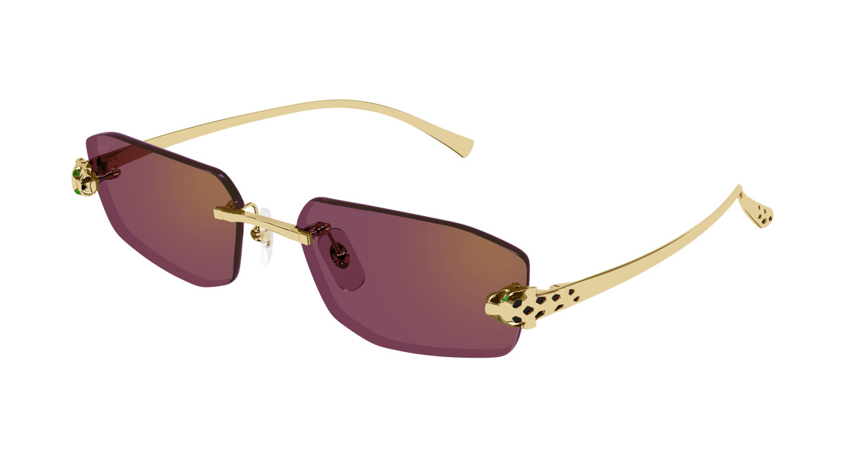 Cartier Sunglasses CT0474S 002 Gold