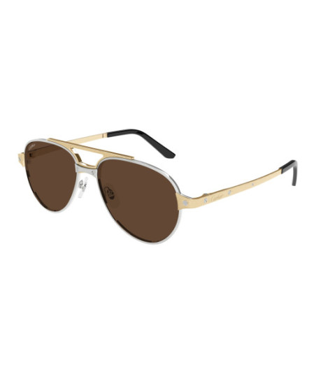 Cartier Sunglasses CT0476S 008 Silver