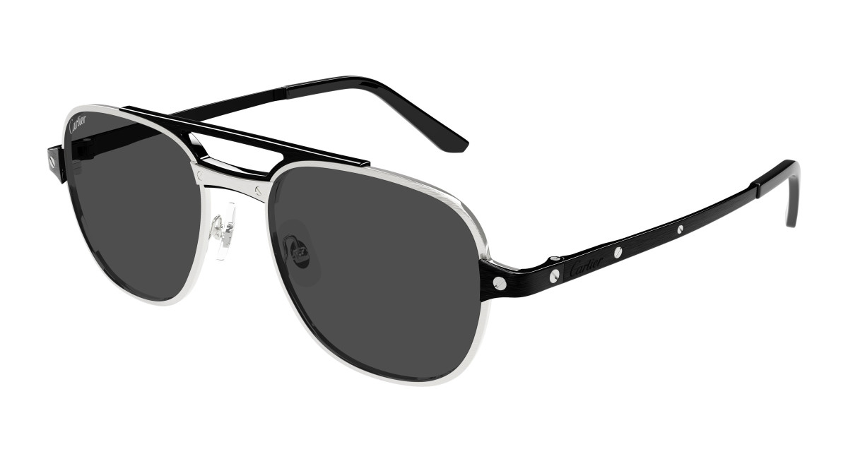 Cartier Sunglasses CT0477S 001 Silver