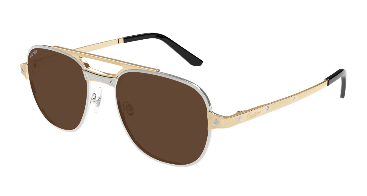 Cartier Sunglasses CT0477S 004 Silver