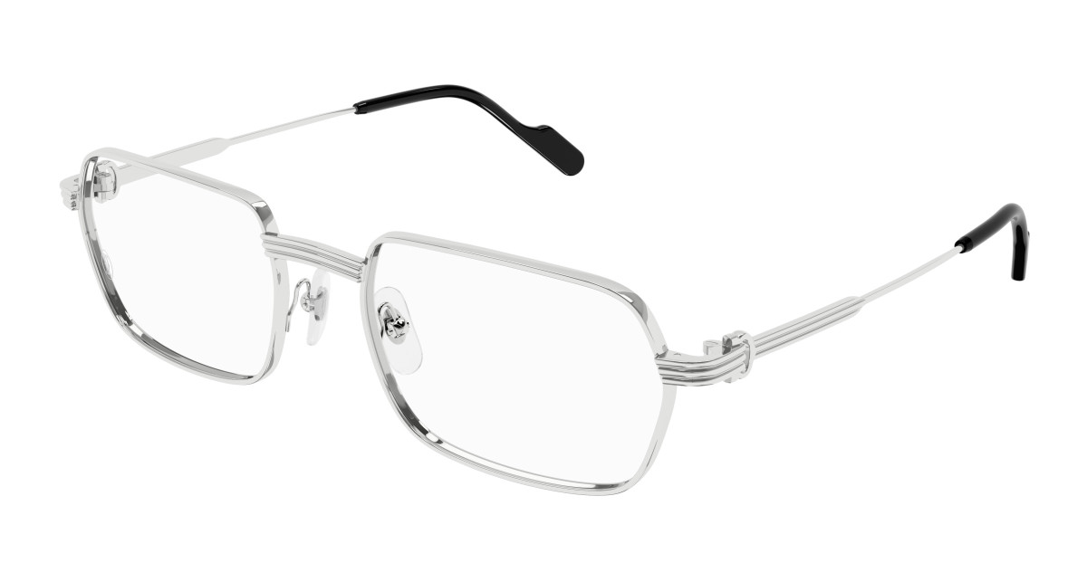 Cartier Eyeglasses CT0483O 002 Silver