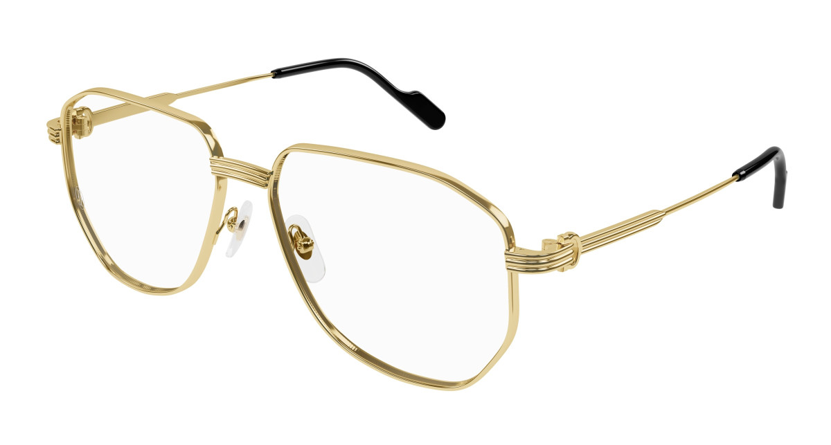 Cartier Eyeglasses CT0484O 001 Gold