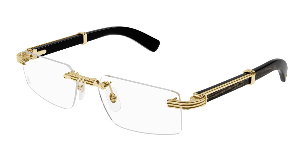 Cartier Eyeglasses CT0485O 001 Gold