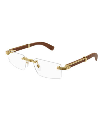 Cartier Eyeglasses CT0485O 002 Gold