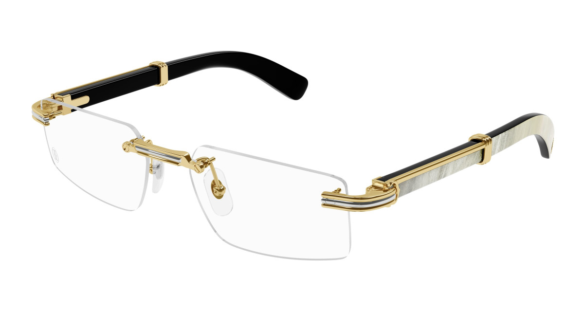 Cartier Eyeglasses CT0485O 003 Gold