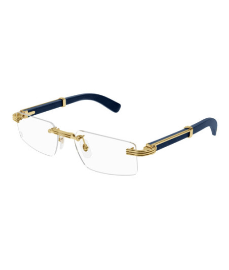 Cartier Eyeglasses CT0485O 004 Gold