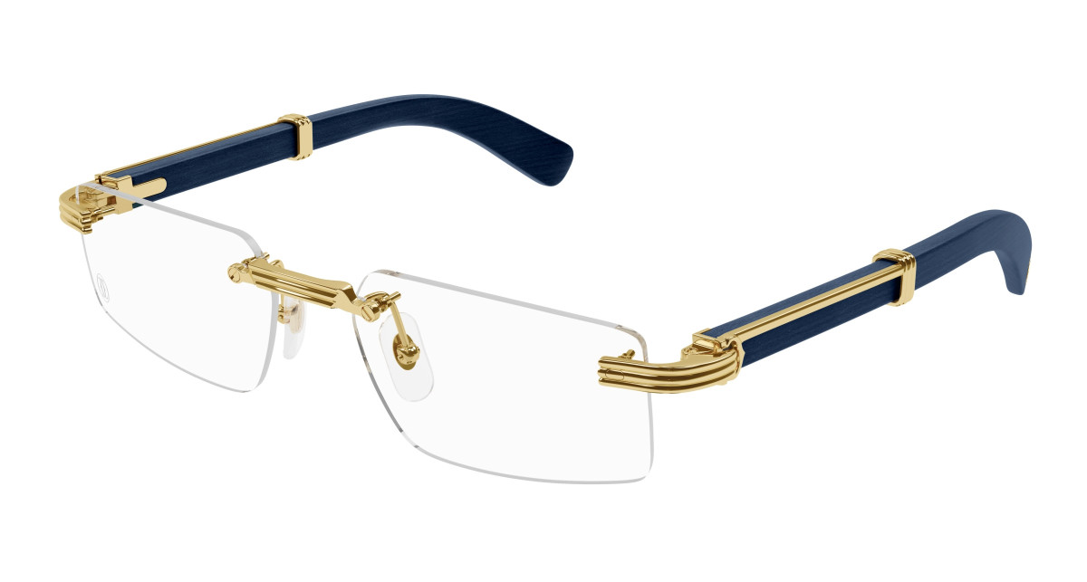 Cartier Eyeglasses CT0485O 004 Gold