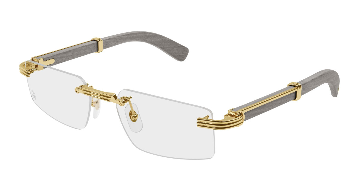 Cartier Eyeglasses CT0485O 005 Gold