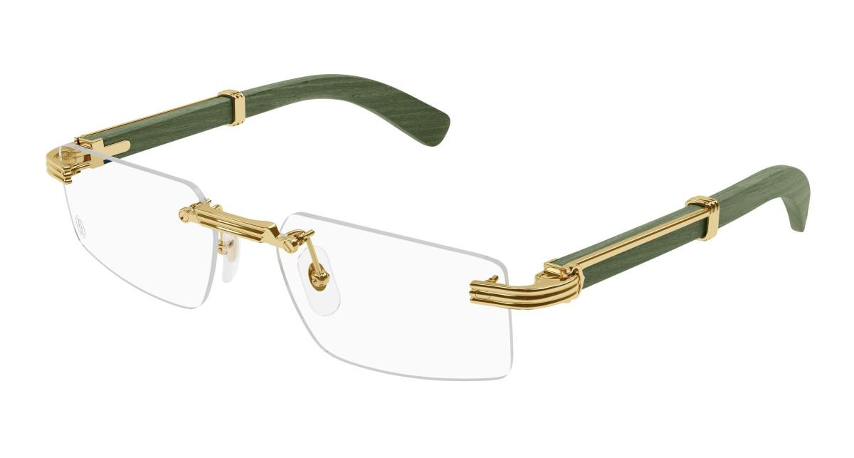 Cartier Eyeglasses CT0485O 006 Gold