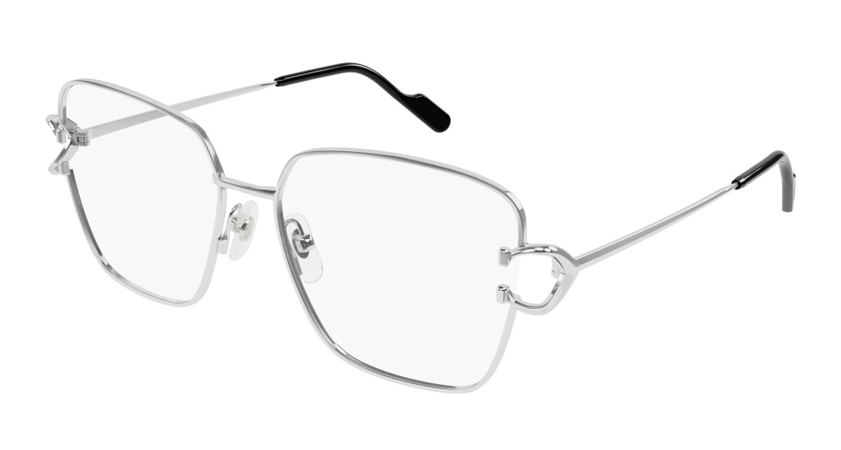 Cartier Eyeglasses CT0486O 002 Silver