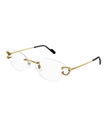 Cartier Eyeglasses CT0487O 001 Gold