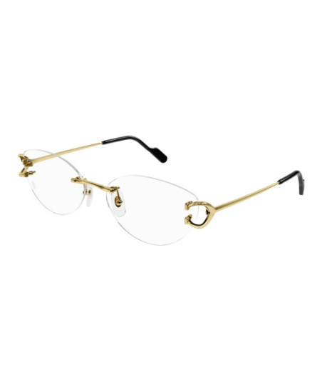 Cartier Eyeglasses CT0487O 001 Gold