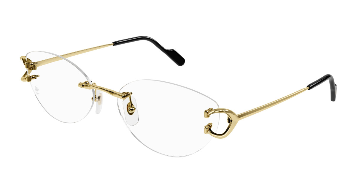 Cartier Eyeglasses CT0487O 001 Gold