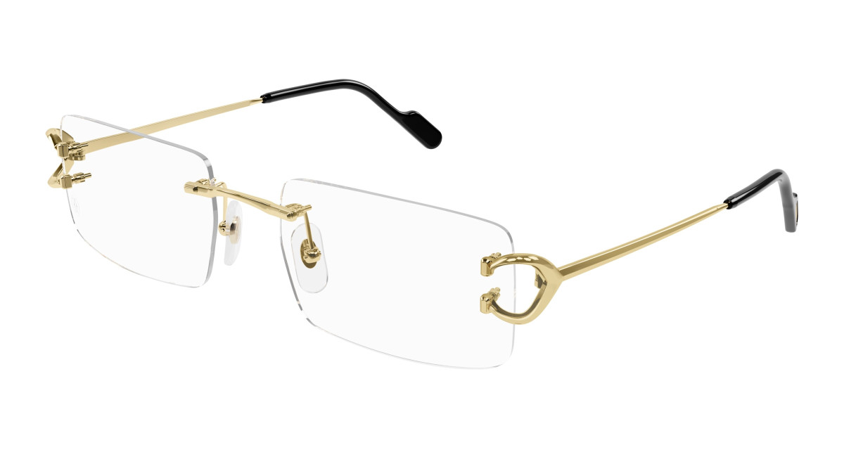 Cartier Eyeglasses CT0488O 001 Gold