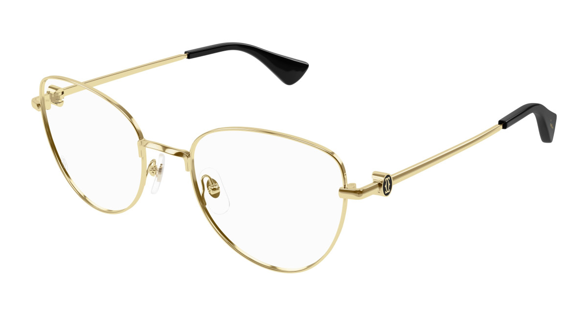 Cartier Eyeglasses CT0490O 001 Gold