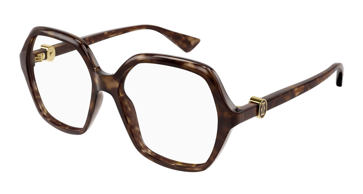 Cartier Eyeglasses CT0492O 002 Havana