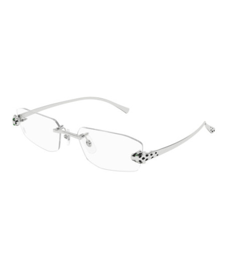 Cartier Eyeglasses CT0494O 002 Silver