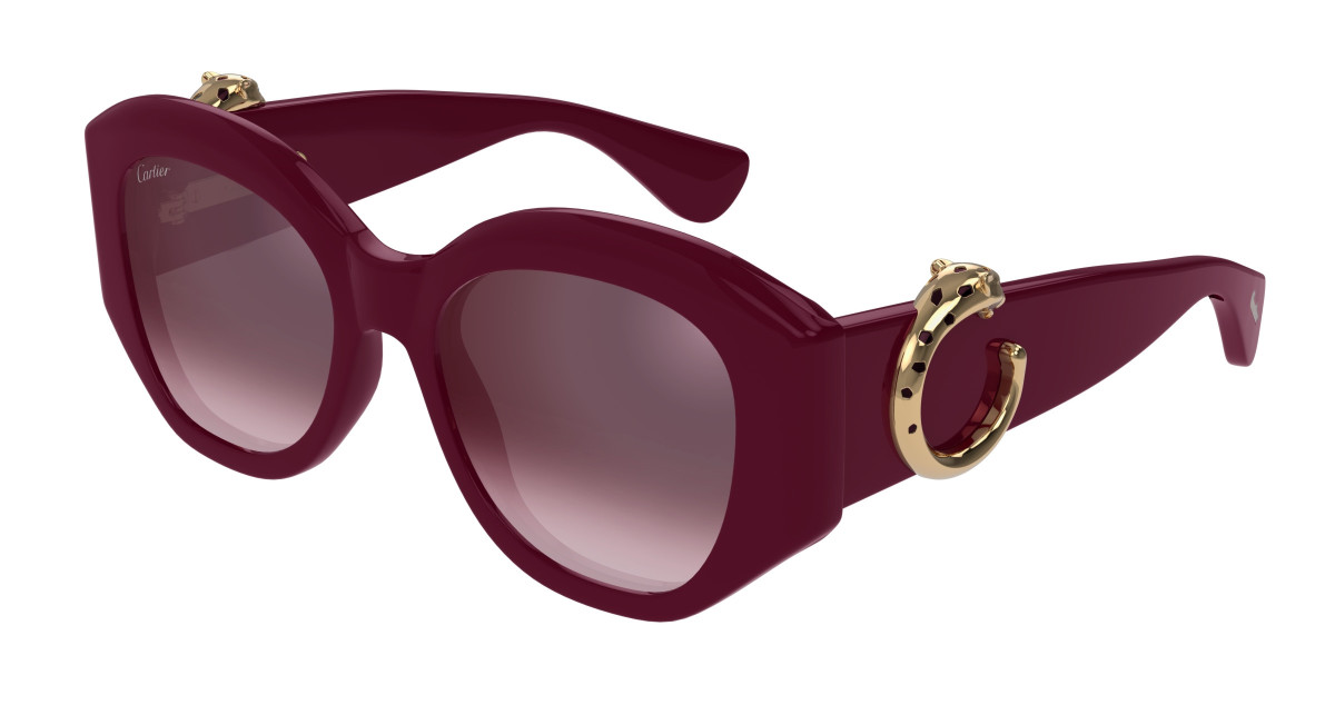 Cartier Sunglasses CT0502S 004 Burgundy