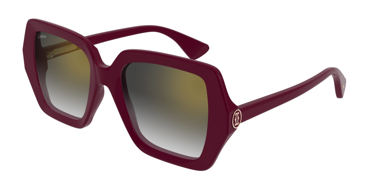 Cartier Sunglasses CT0507S 003 Burgundy