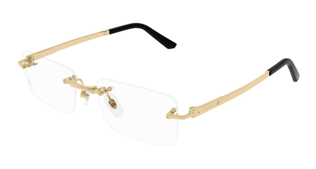 Cartier Eyeglasses CT0511O 001 Gold