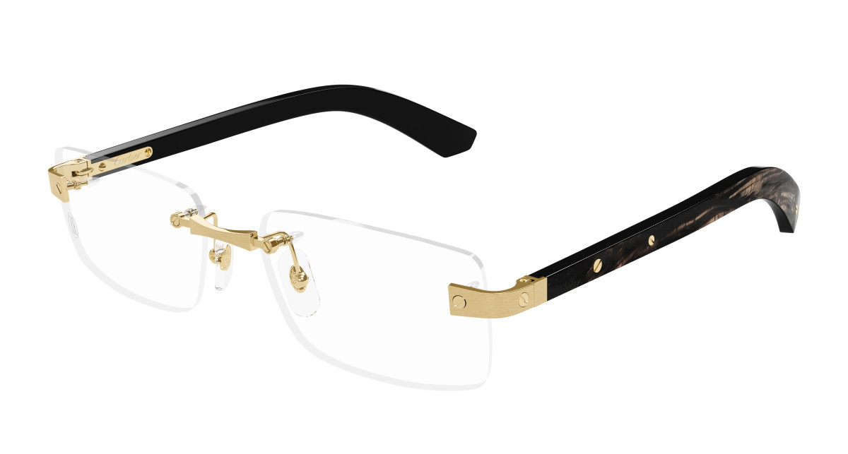 Cartier Eyeglasses CT0513O 001 Gold