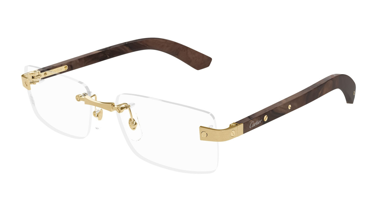 Cartier Eyeglasses CT0513O 004 Gold