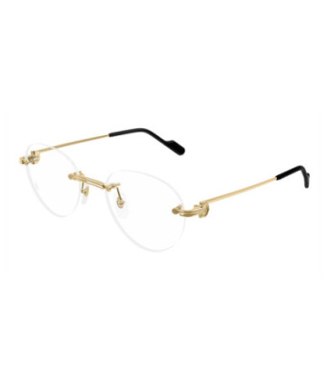 Cartier Eyeglasses CT0514O 001 Gold