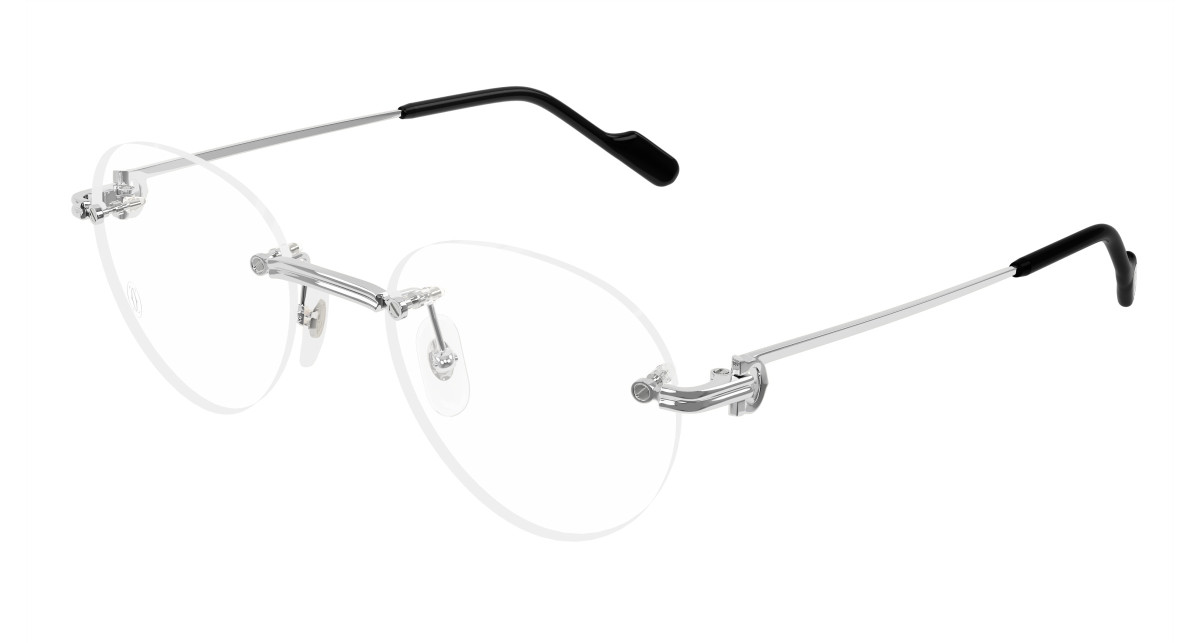 Cartier Eyeglasses CT0514O 002 Silver