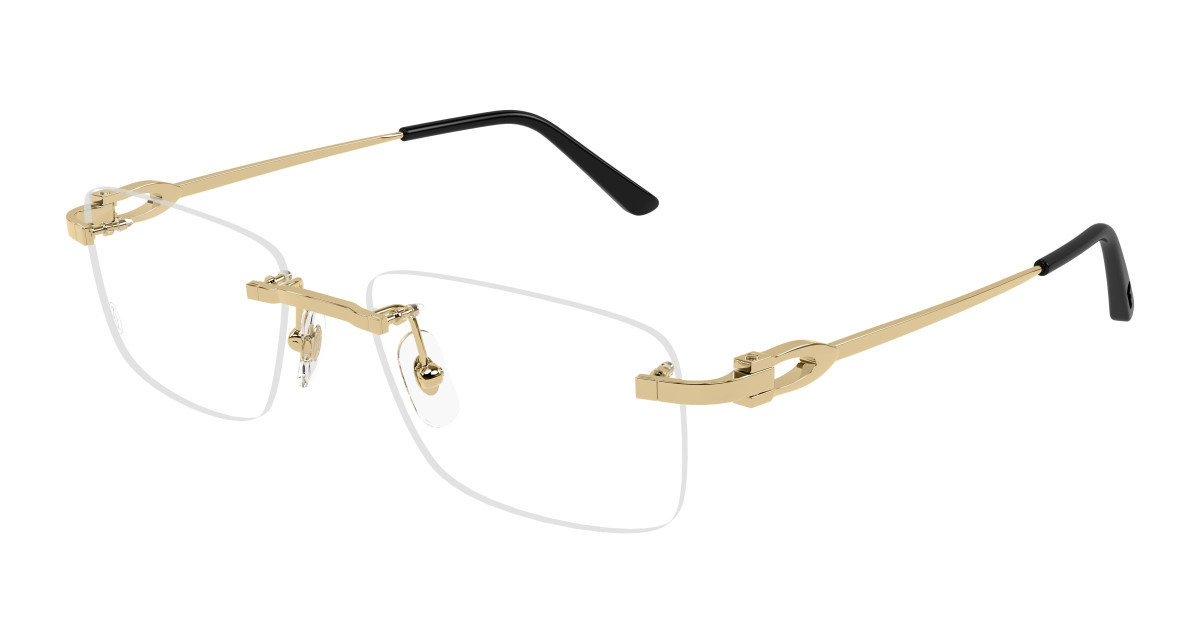 Cartier Eyeglasses CT0521O 001 Gold