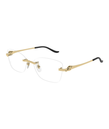 Cartier Eyeglasses CT0522O 001 Gold