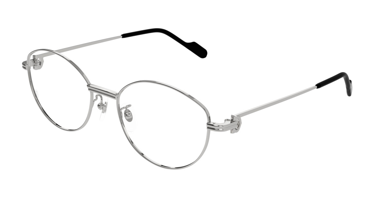Cartier Eyeglasses CT0528OA 002 Silver
