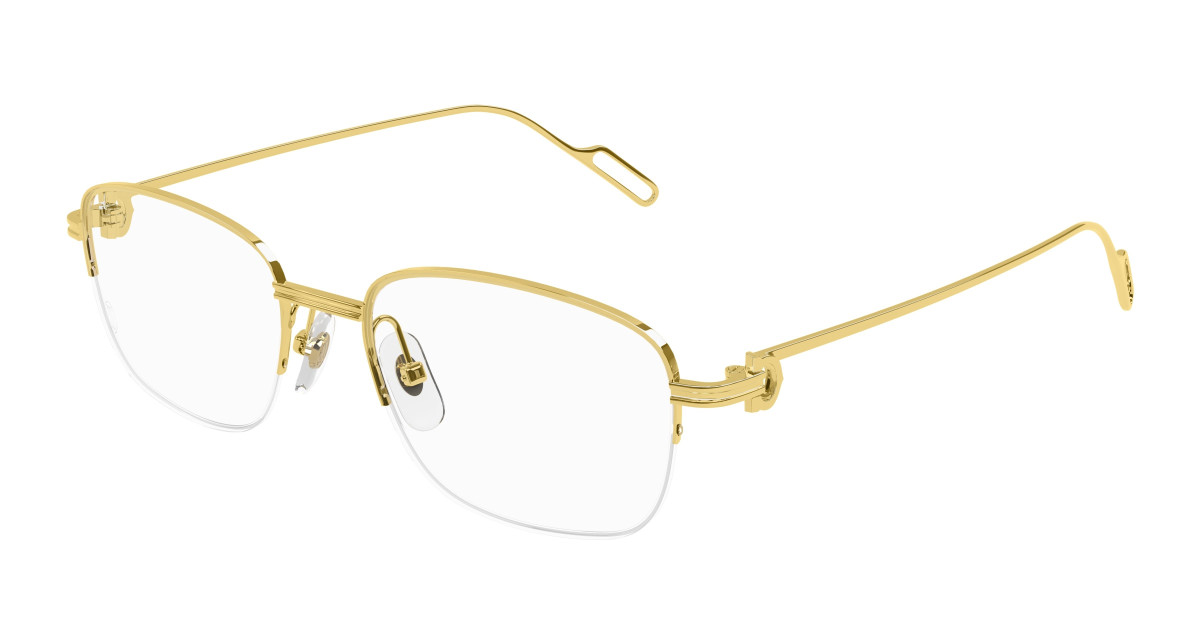 Cartier Eyeglasses CT0529OA 002 Gold
