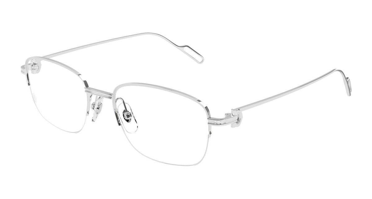 Cartier Eyeglasses CT0529OA 003 Silver