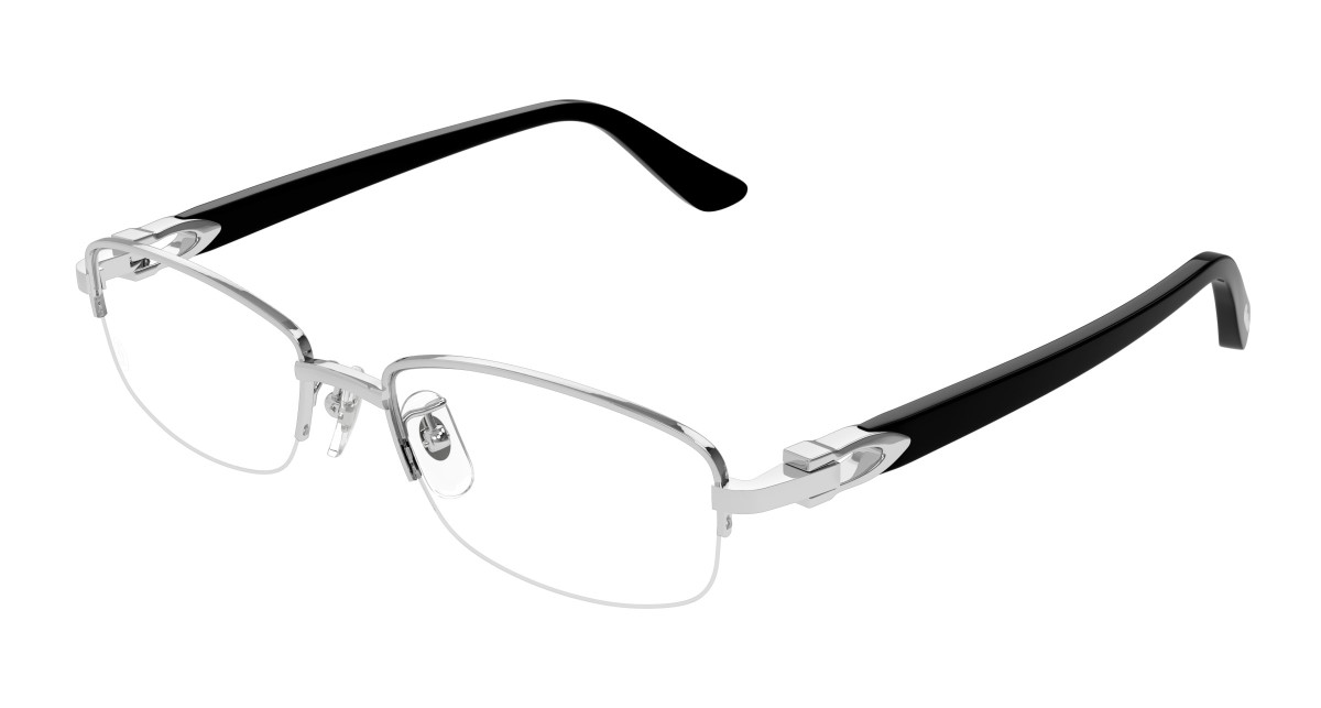 Cartier Eyeglasses CT0530OJ 001 Silver