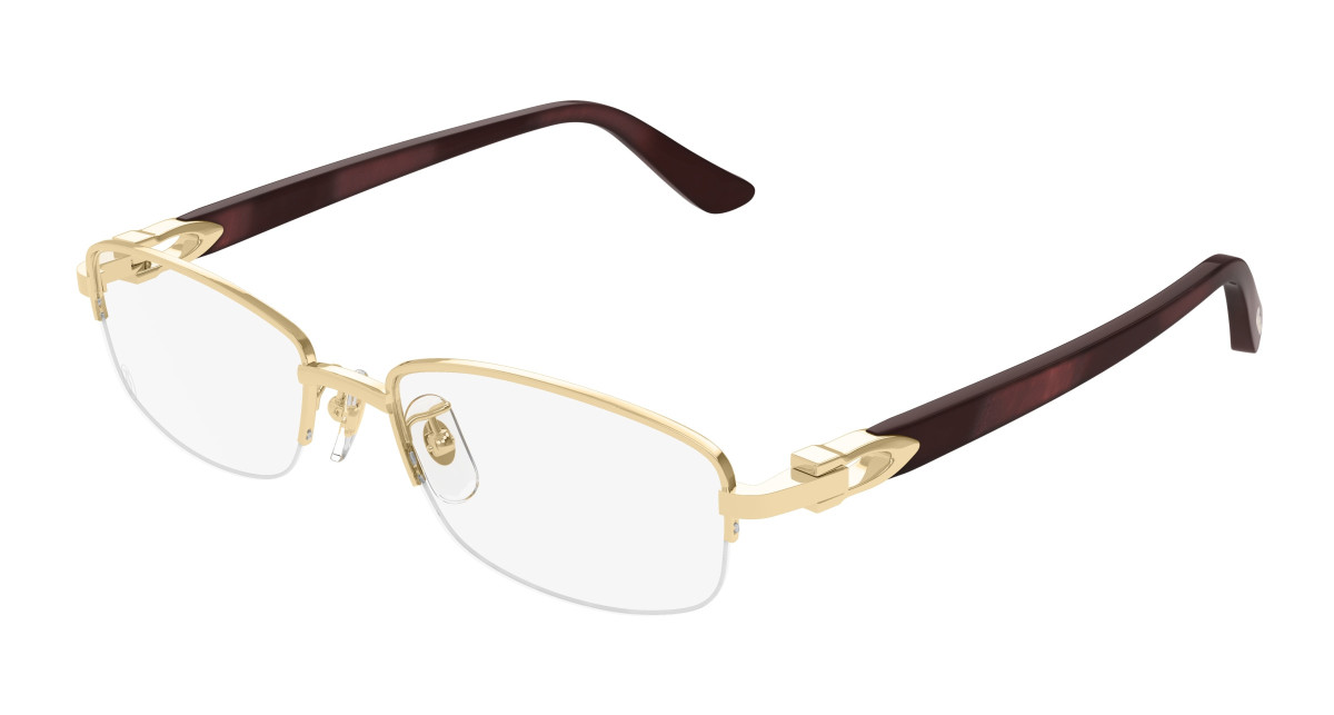 Cartier Eyeglasses CT0530OJ 002 Gold