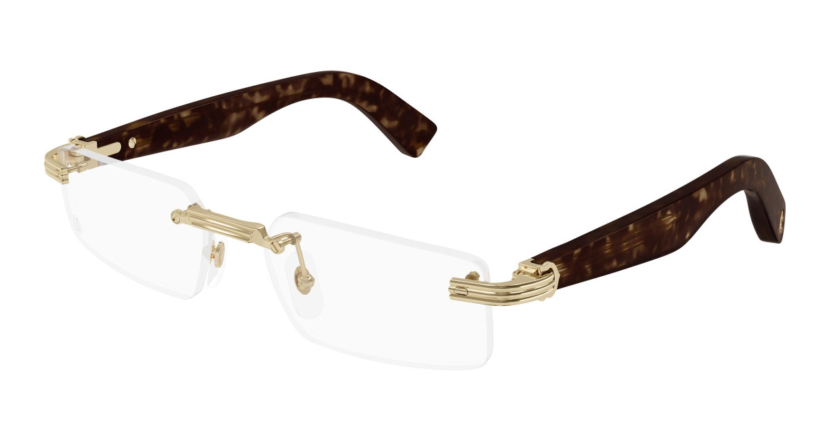 Cartier Eyeglasses CT0537O 002 Gold
