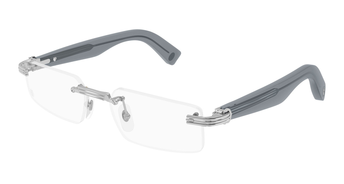 Cartier Eyeglasses CT0537O 003 Silver