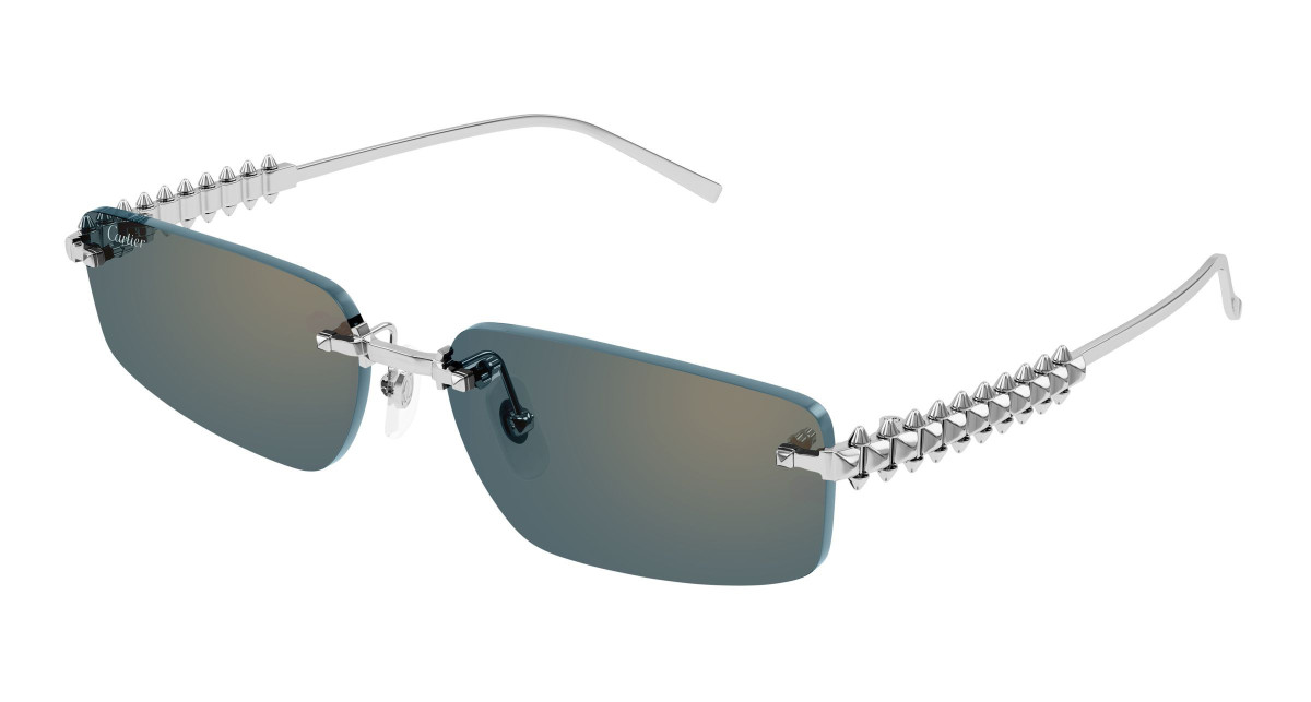 Cartier Sunglasses CT0544S 004 Silver