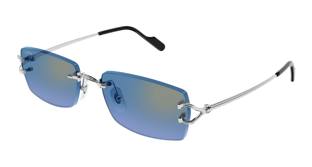 Cartier Sunglasses CT0550S 007 Silver