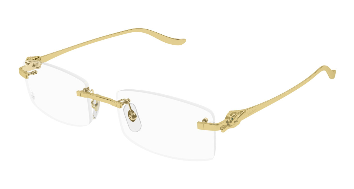 Cartier Eyeglasses CT0552O 001 Gold