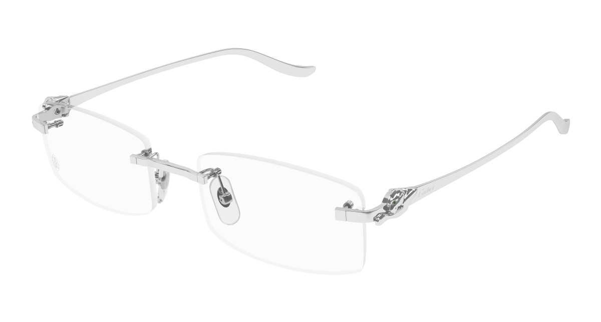 Cartier Eyeglasses CT0552O 002 Silver