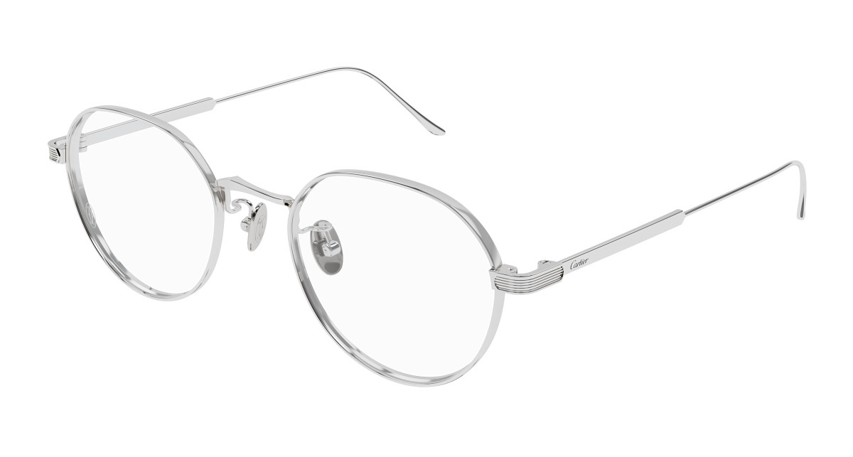 Cartier Eyeglasses CT0561OA 002 Silver