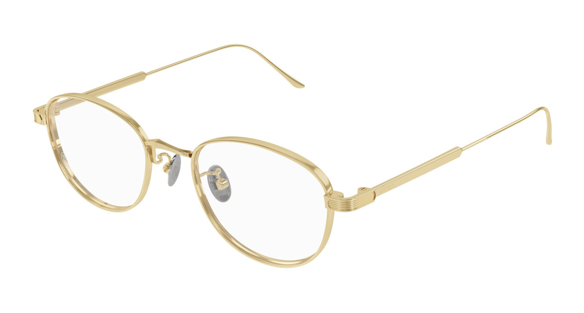 Cartier Eyeglasses CT0562OA 001 Gold