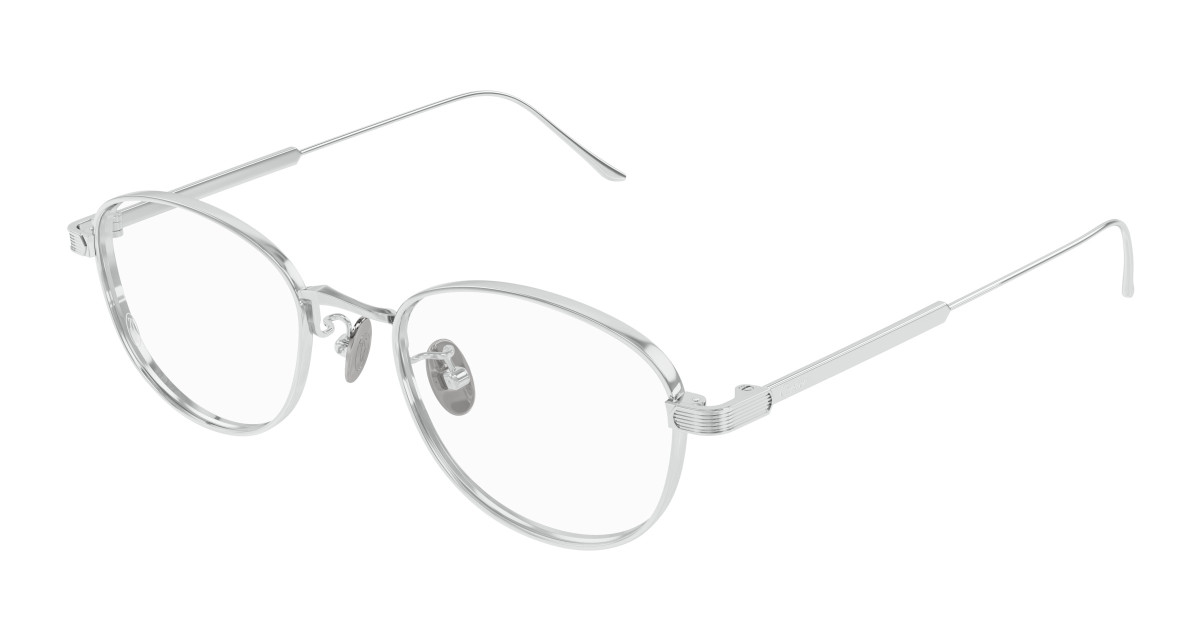 Cartier Eyeglasses CT0562OA 002 Silver